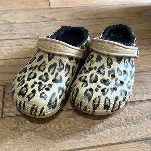 Leopard Crocs